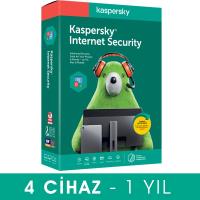 KASPERSKY KIS INTERNET SECURTY 4 KUL 1YIL 5056244900526